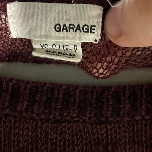 Garage Maroon Sweater Size XS - Picture 3 of 3